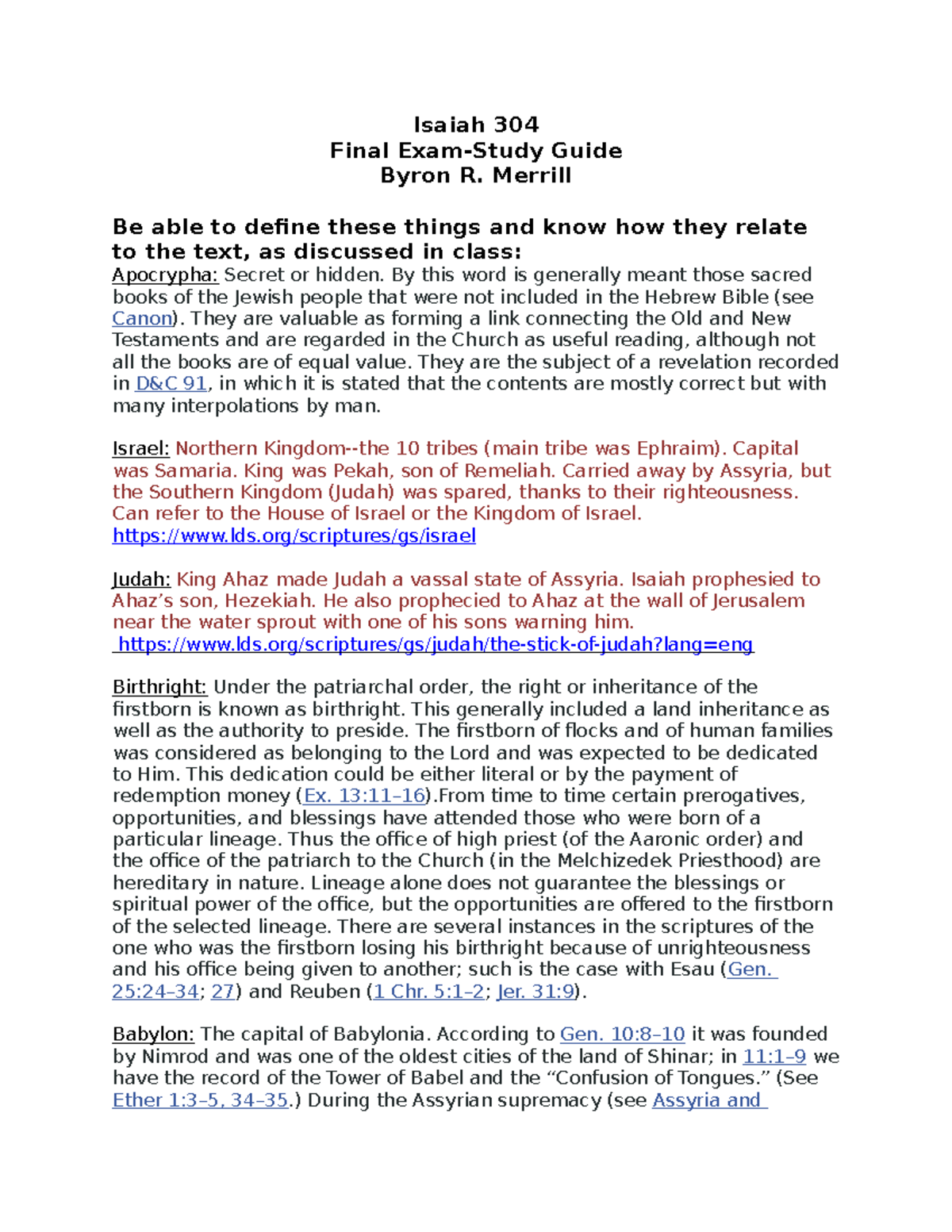 ISA 304 Final Exam Study Guide: Key Concepts and Terms Explained - Studocu