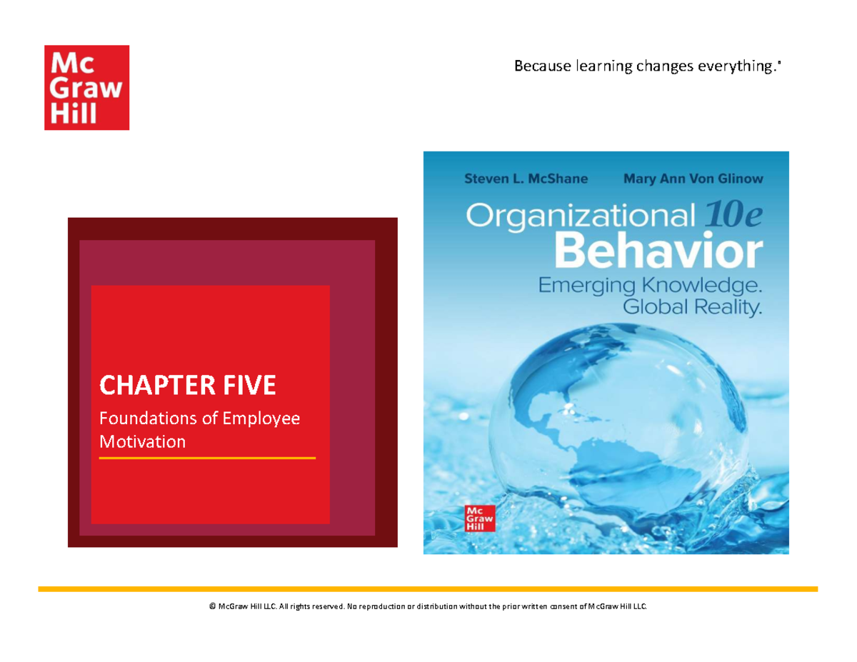 Topic 5: Foundations of Employee Motivation - Key Theories and Concepts ...