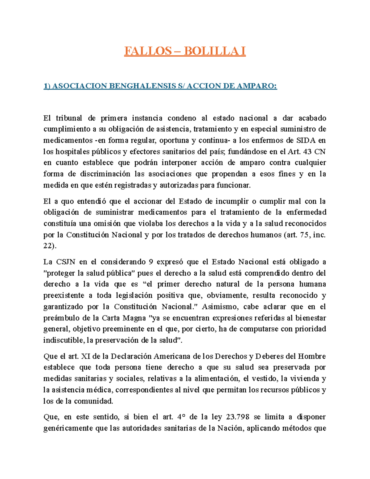 Resumen de Fallos Tributarios - Análisis de Amparo y Derechos Humanos ...