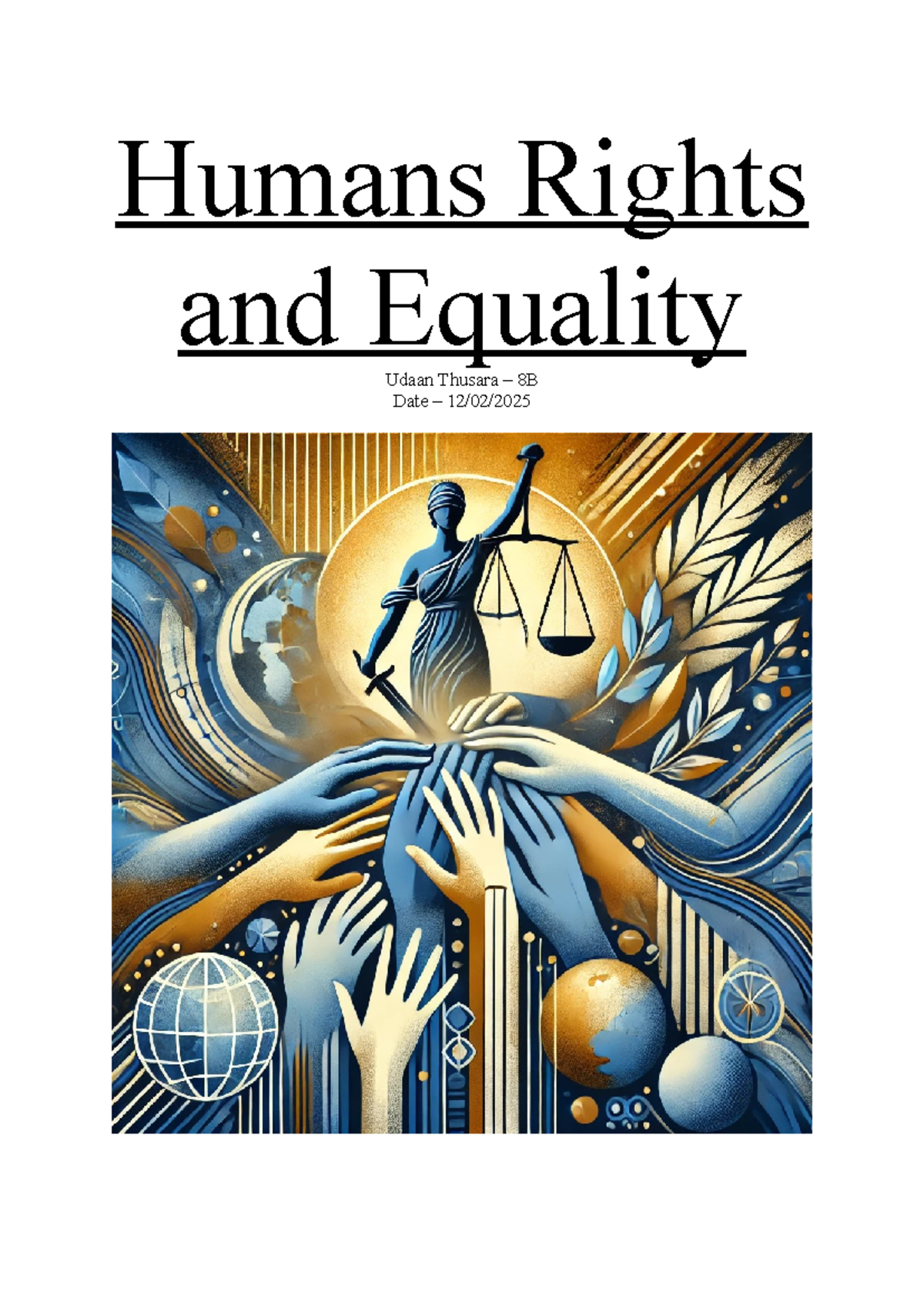 Humans Rights and Equality Final - Humans Rights and Equality Udaan ...