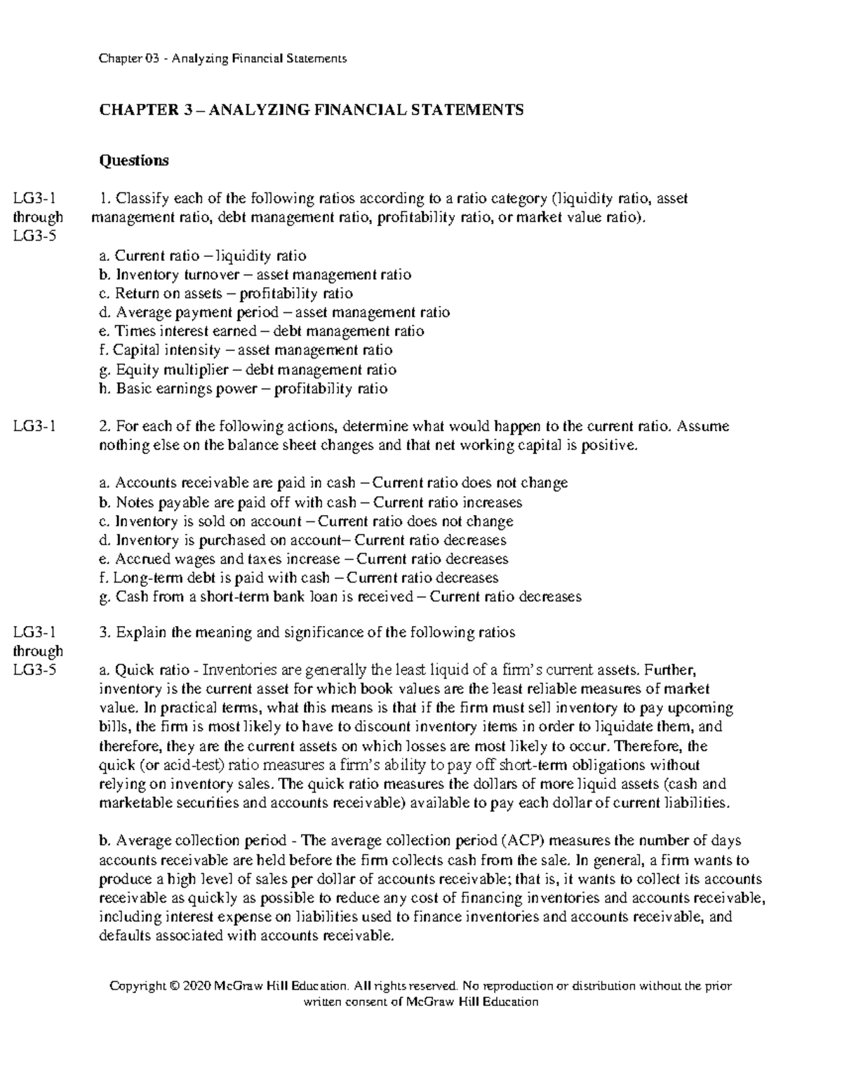 Chap 03: Analyzing Financial Statements and Key Ratios in Detail - Studocu