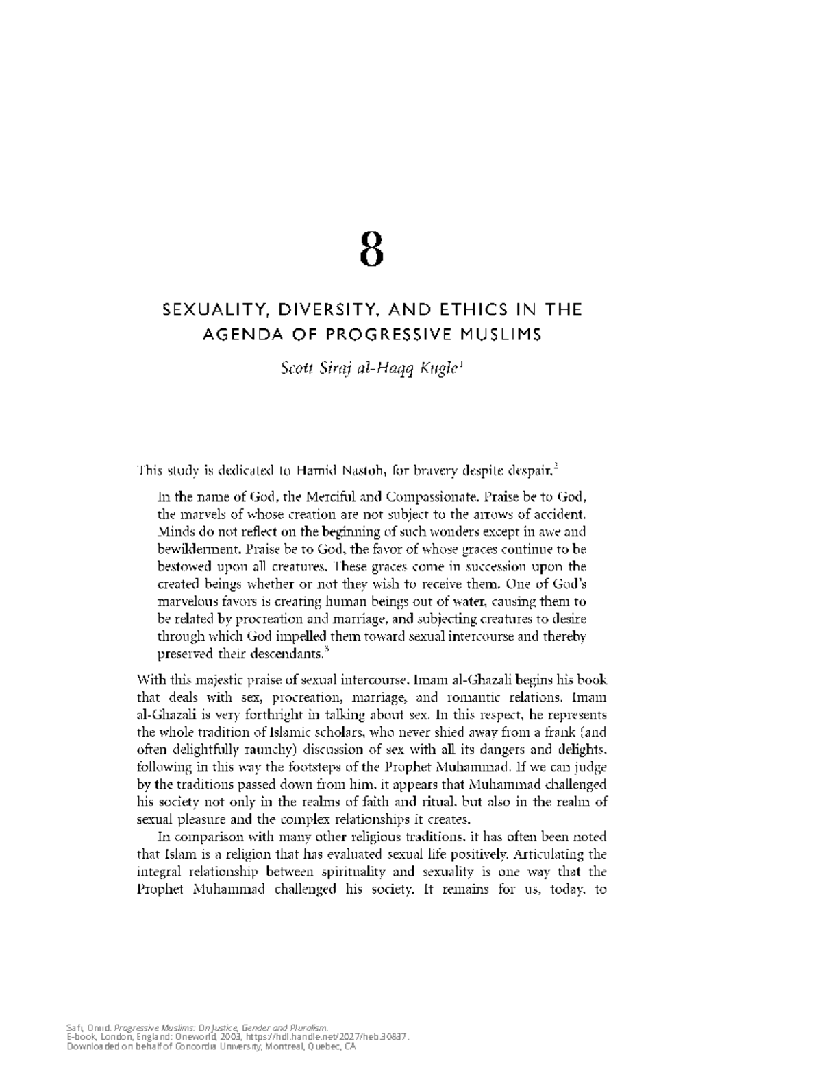 Progressive Muslims: Justice, Gender, and Pluralism Insights - E-book ...