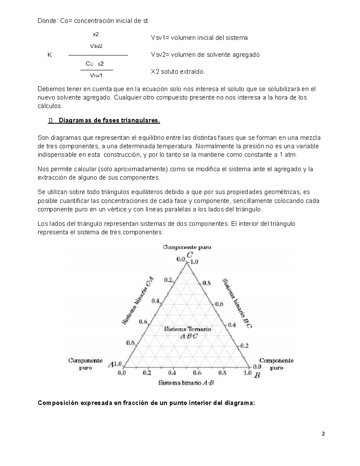 Apunte: Diagramas de Fases y Composición en Mezclas - Studocu