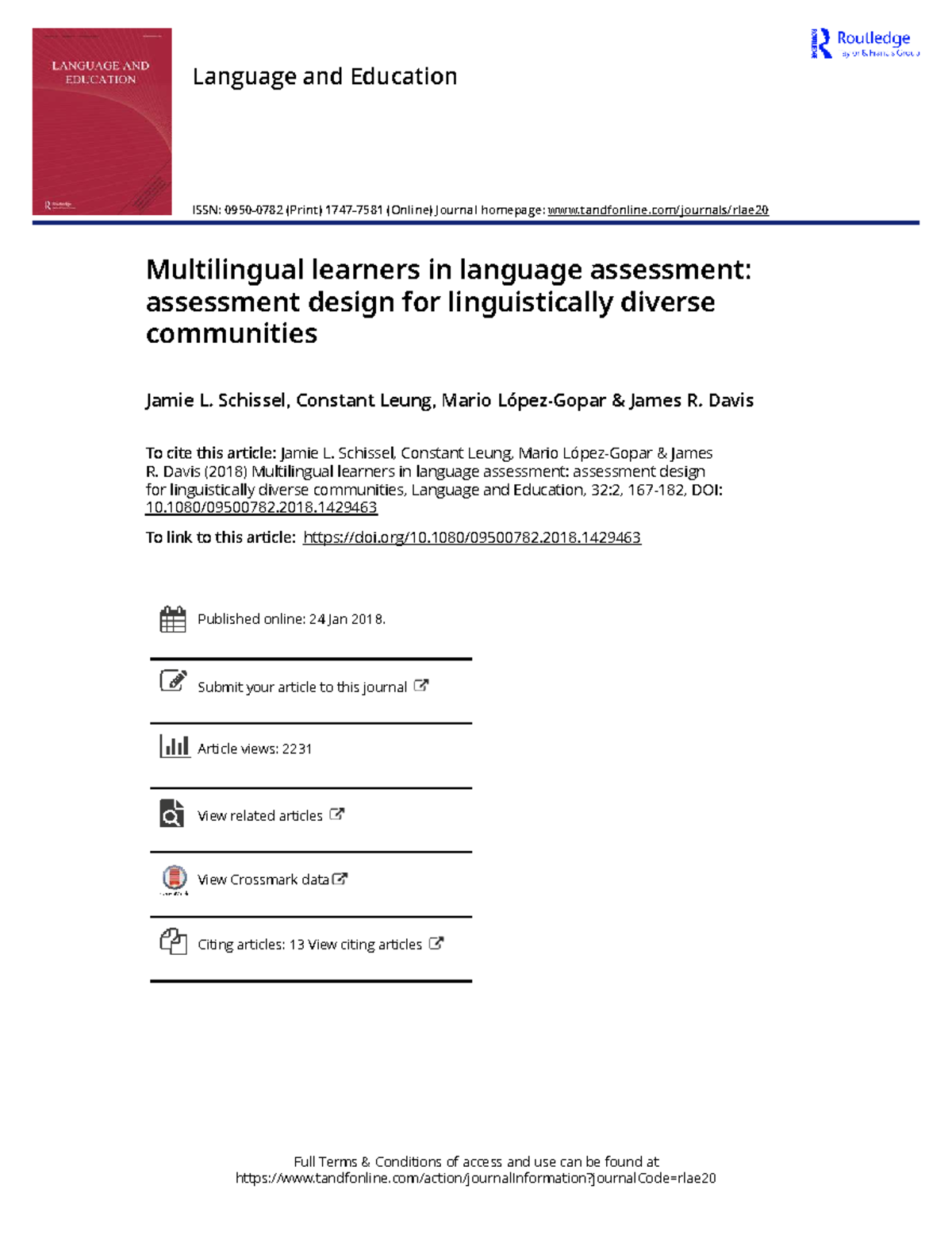 Multilingual Learners in Language Assessment: Designing for Diversity ...