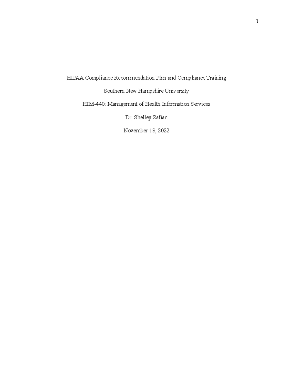 HIM 200 Milestone One: Health Record Evaluation and Findings - Studocu