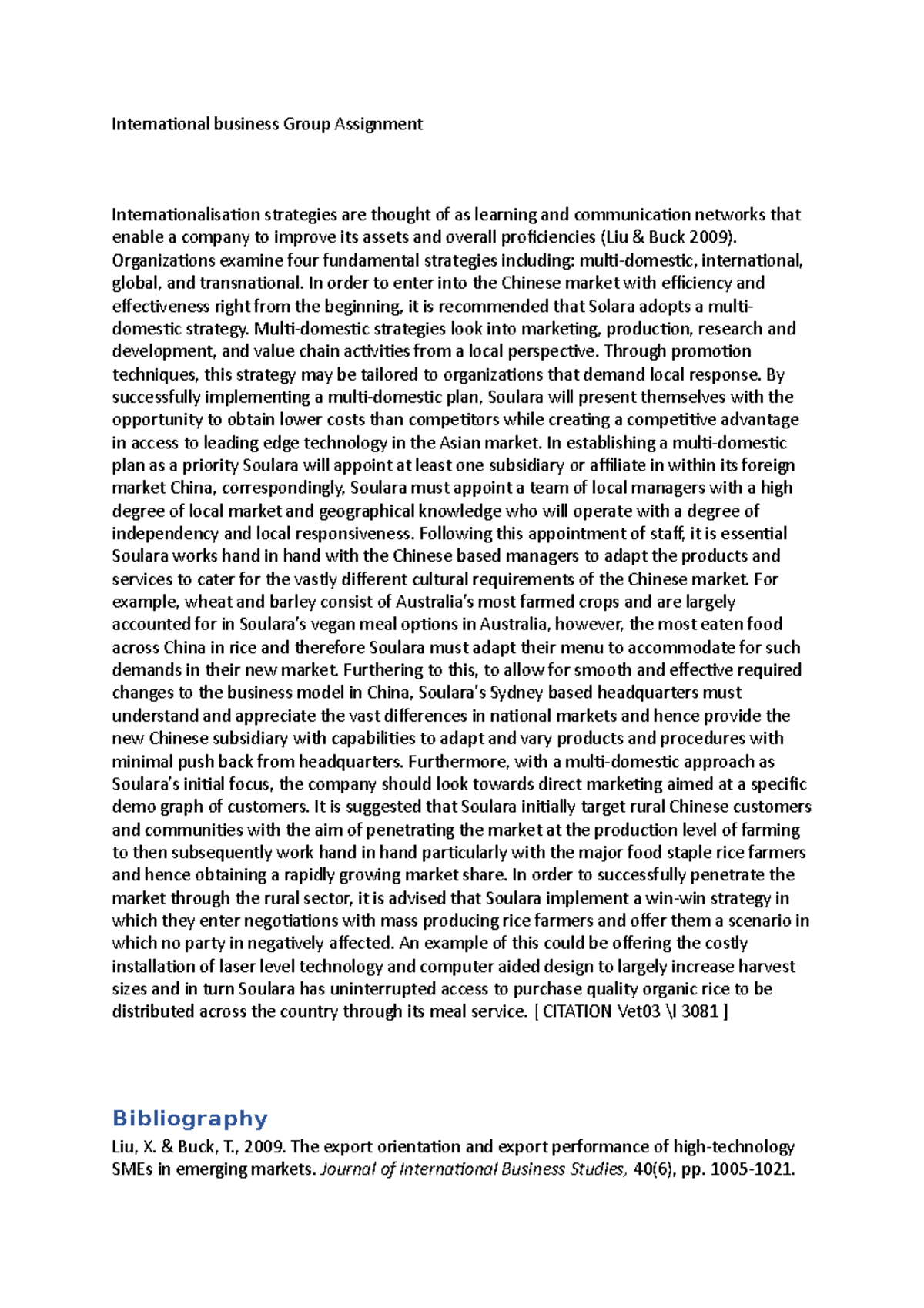Group Assignment part - epofjcospeicd - International business Group ...