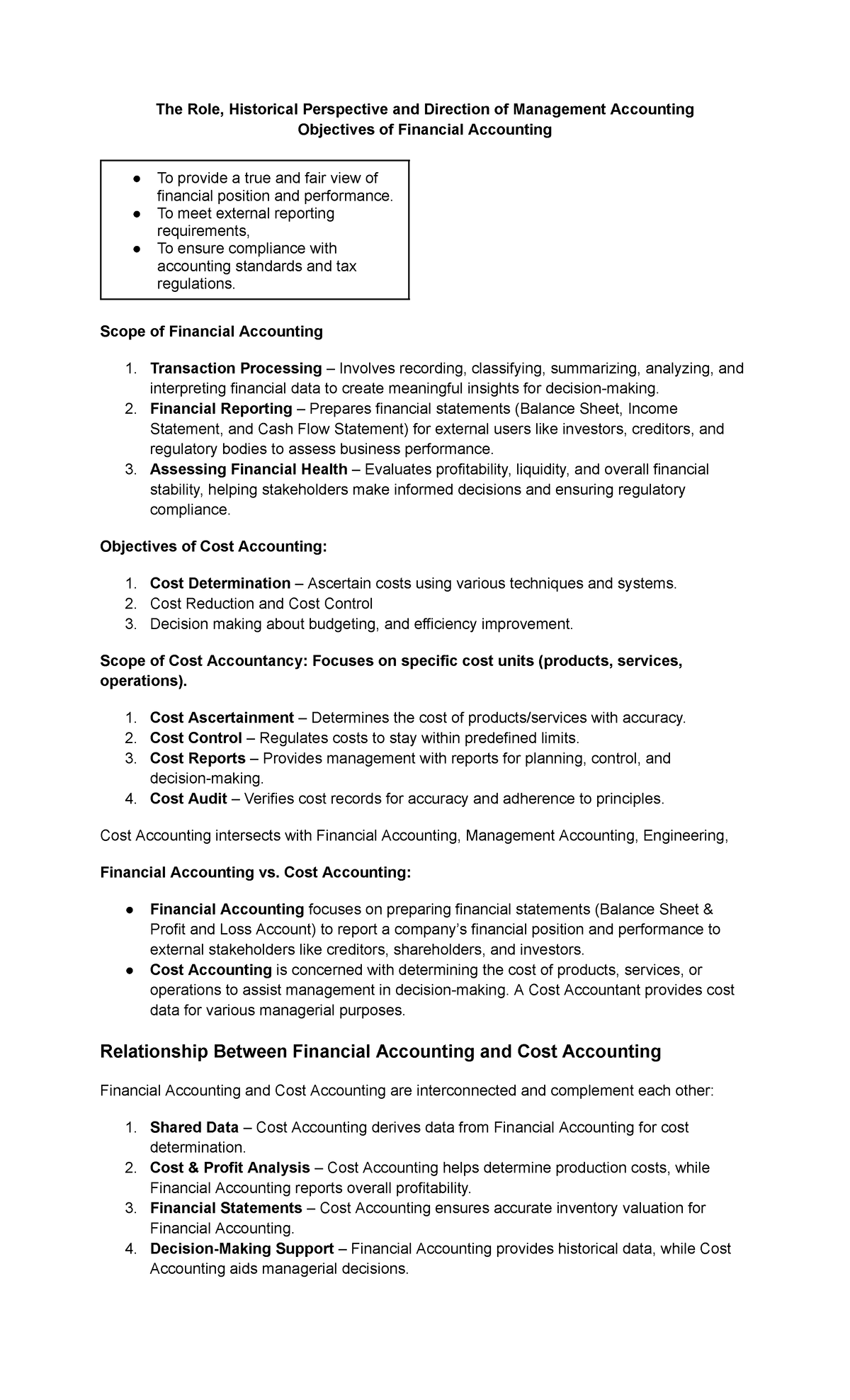 Chapter 1(b): The Interplay of Financial and Management Accounting ...