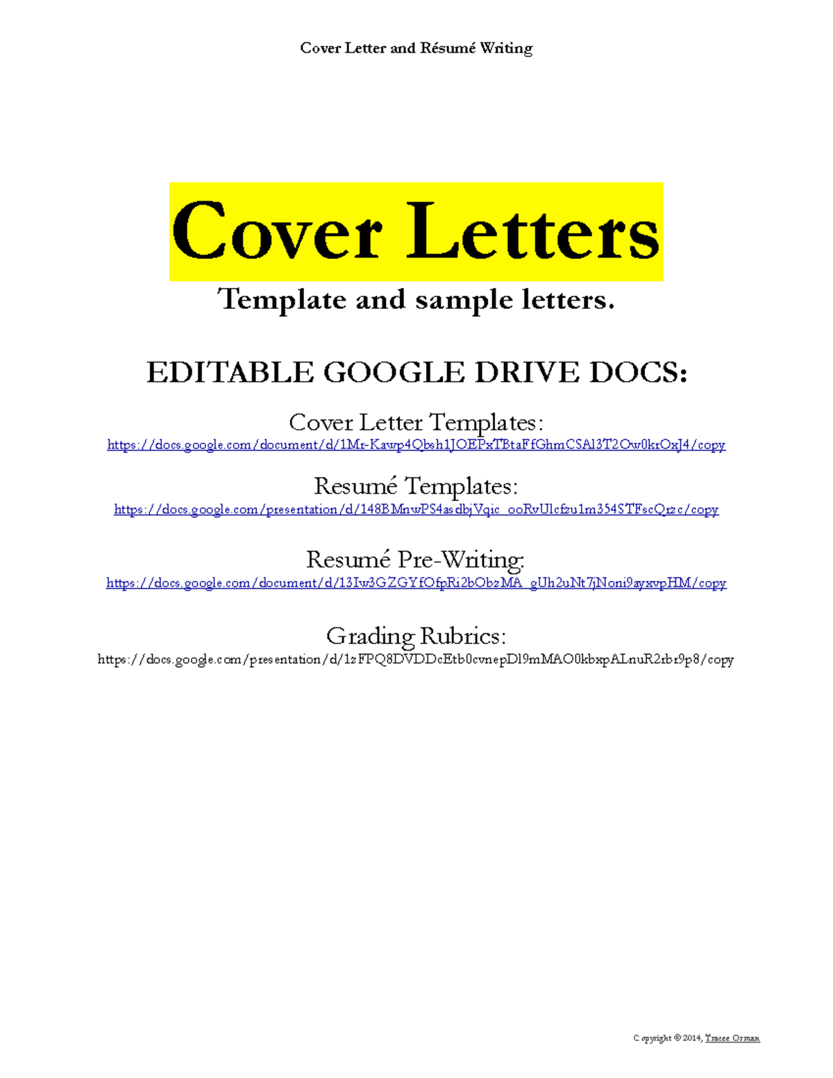 Cover Letter Tips and Sample Letters for Job Applications - Studocu