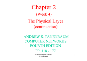 Chapter 2 - Data Communication and Computer Networks - Chapter 2 ...