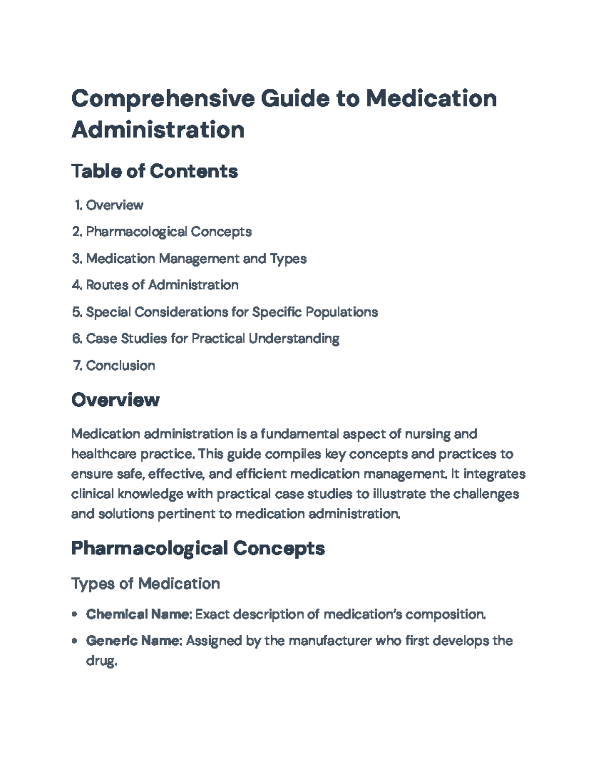 Comprehensive Guide to Medication Administration in Nursing Practice ...