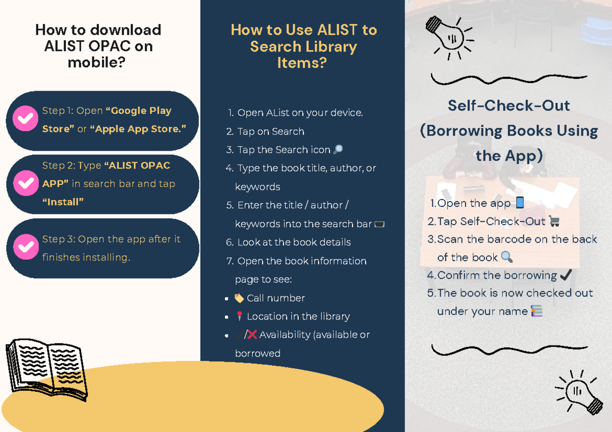 ALIST OPAC Mobile App Guide: Download & Usage Instructions - Studocu
