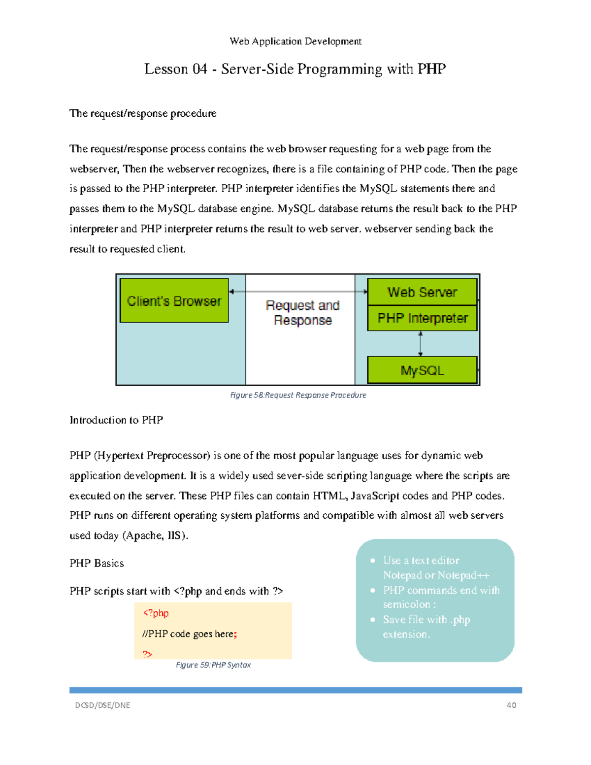 PHP - Deep Learning - Lesson 04 - Server-Side Programming with PHP The ...
