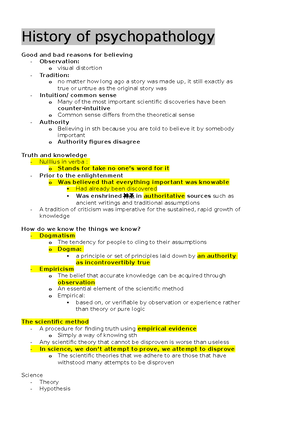 Abnormal Psychology Exam 2 Notes - LECTURE 11: SEXUAL DYSFUNCTIONS ...