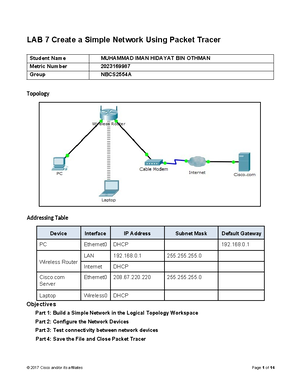 Lab Report 3: Analyzing ARP Protocol with Wireshark - Studocu