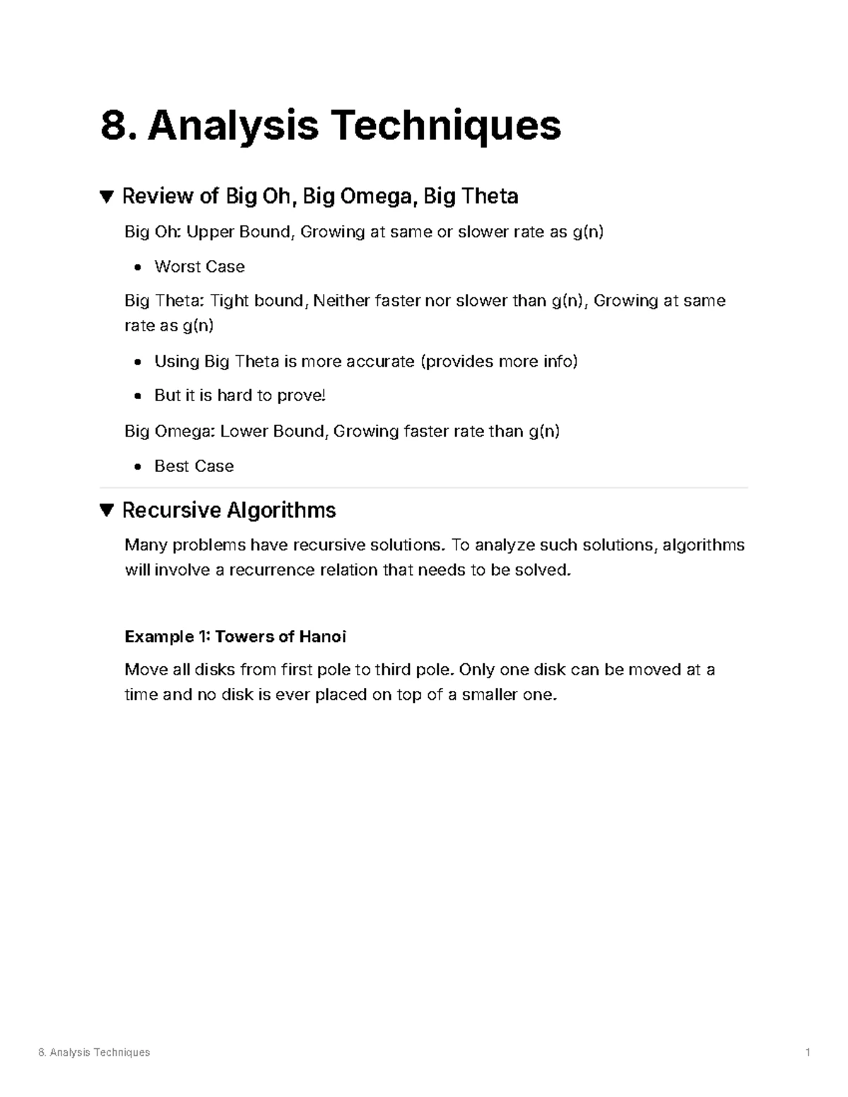SC2001 Algorithm Design & Analysis: General Info 25S1 - Studocu