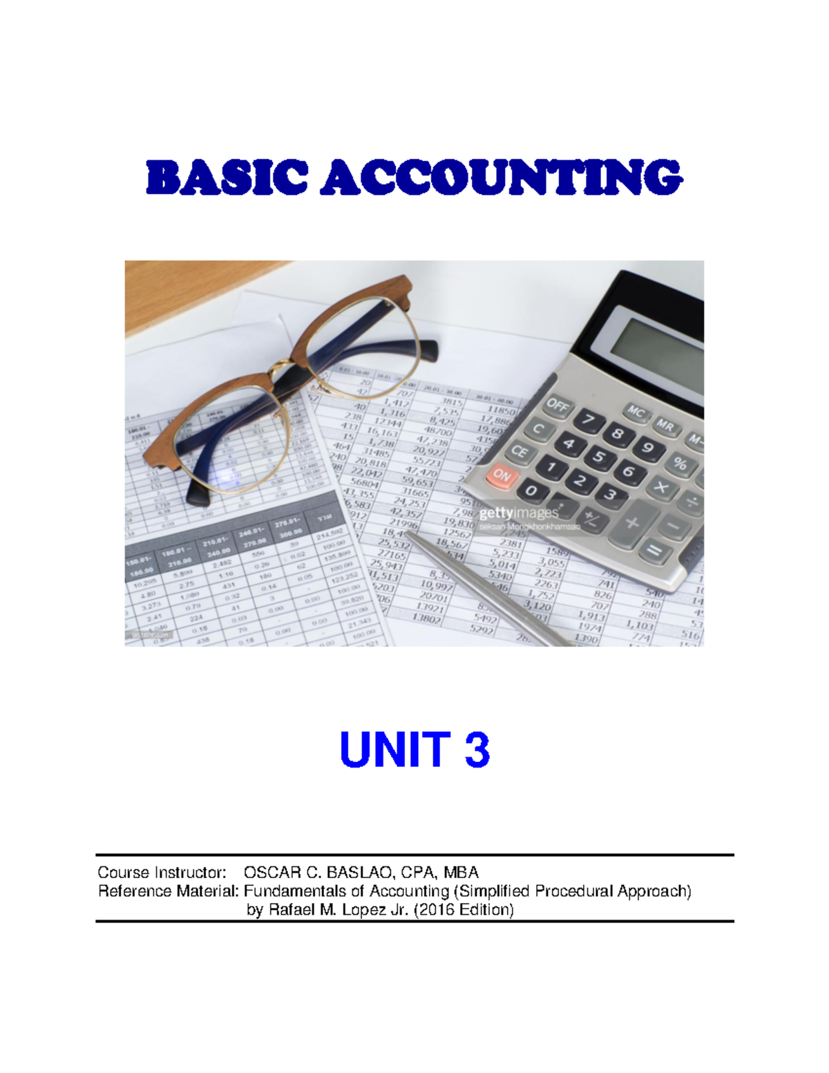 Basic Accounting Unit-3: Posting, Trial Balance & Adjustments - Studocu