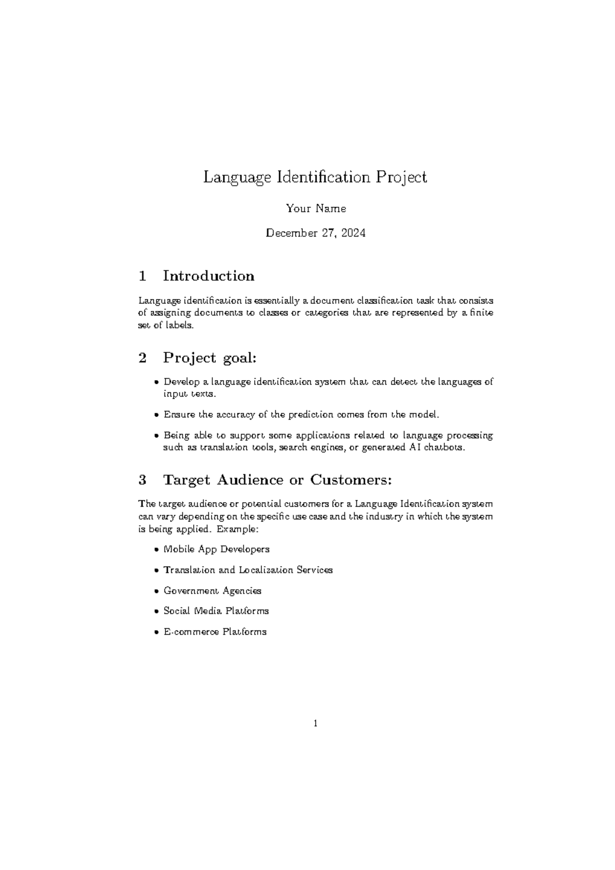 8 Language-Identification - Language Identification Project Your Name ...