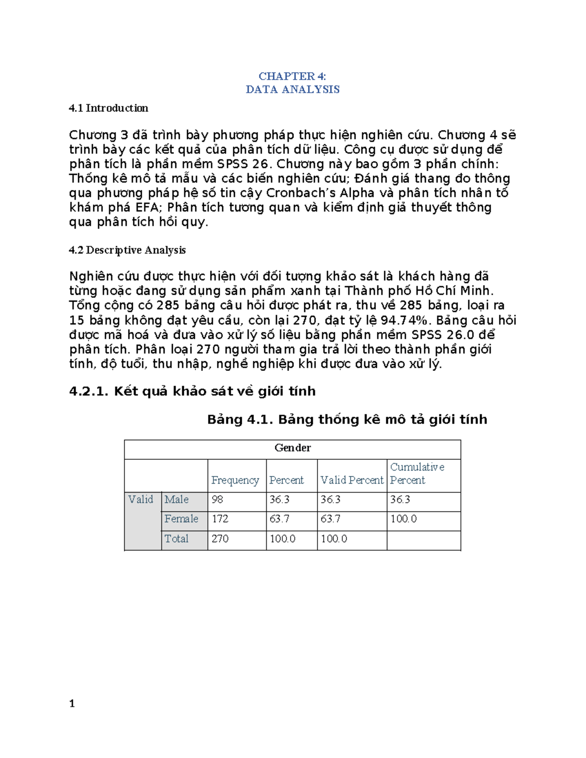 CHAPTER 4: DATA ANALYSIS AND RESULTS (ECO) - Studocu