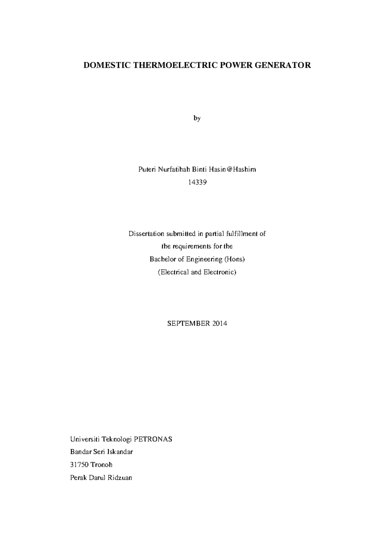 Dissertation - This is a good design material for the Thermodynamics ...