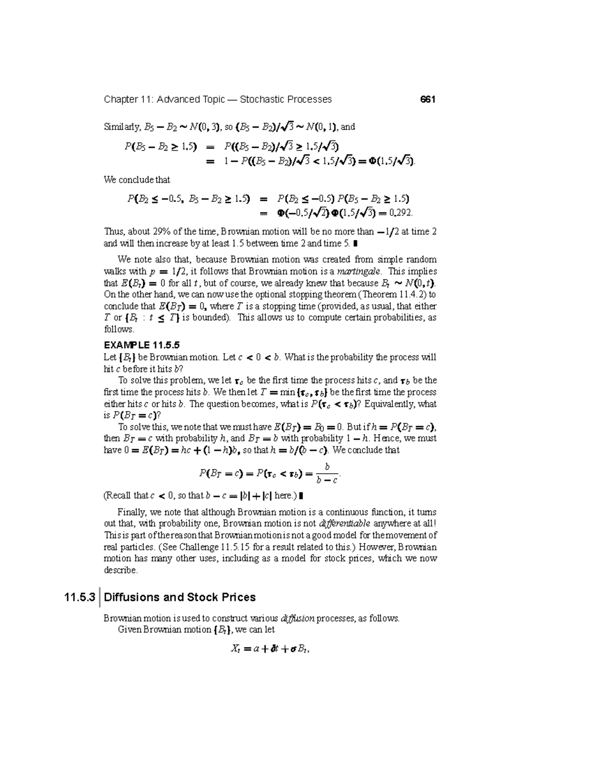 Chapter 11: Advanced Stochastic Processes in Calculus Notes - Studocu