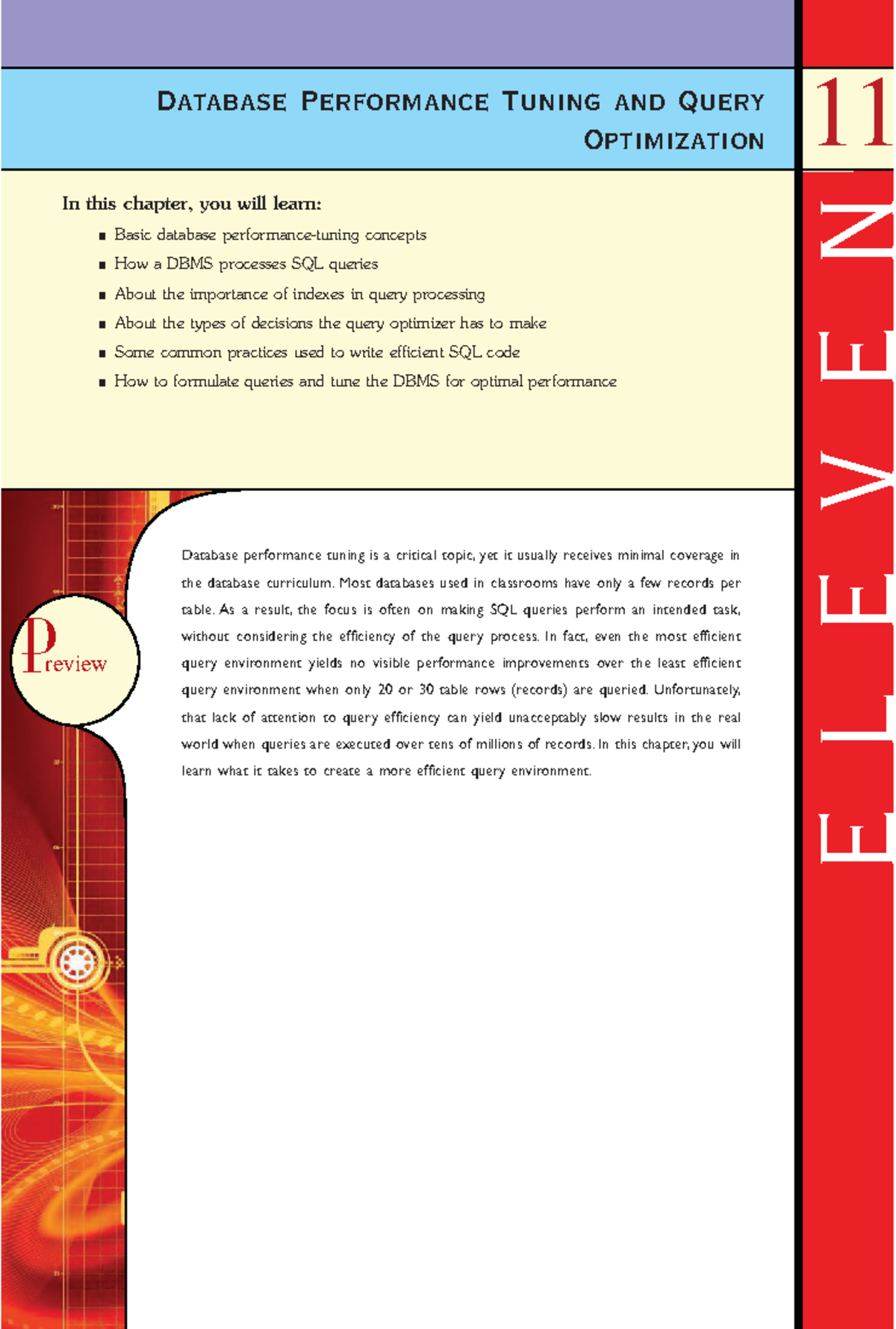 Chapter 11 Database Performance Tuning and Query Optimization - In this ...