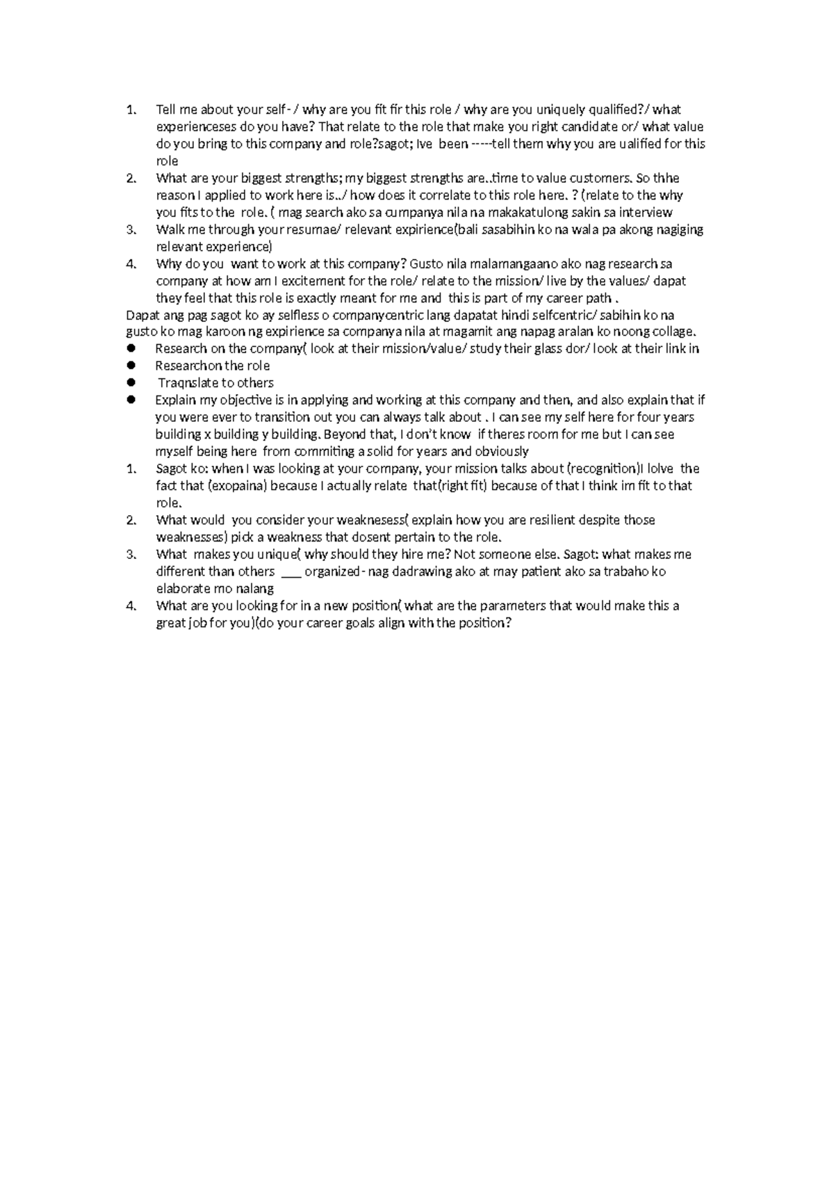 Initial Interview Preparation for Probe CX: Key Questions & Insights ...
