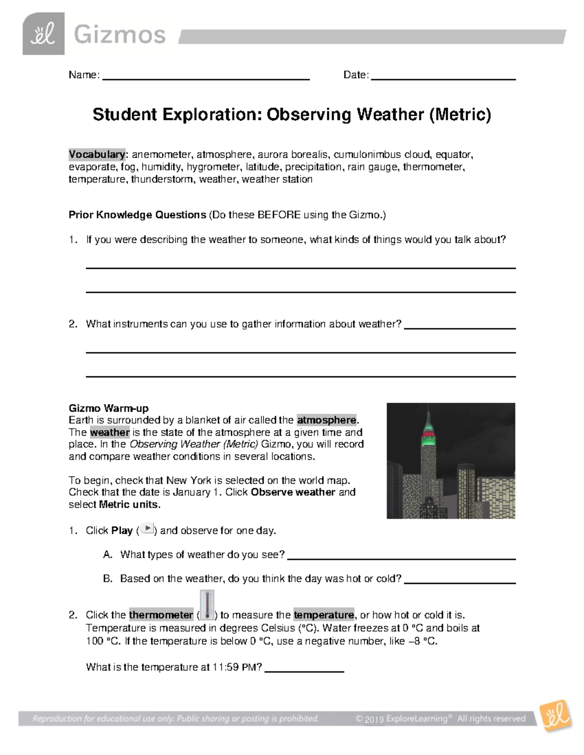 Observing Weather SE: Exploring Atmospheric Conditions and Data ...