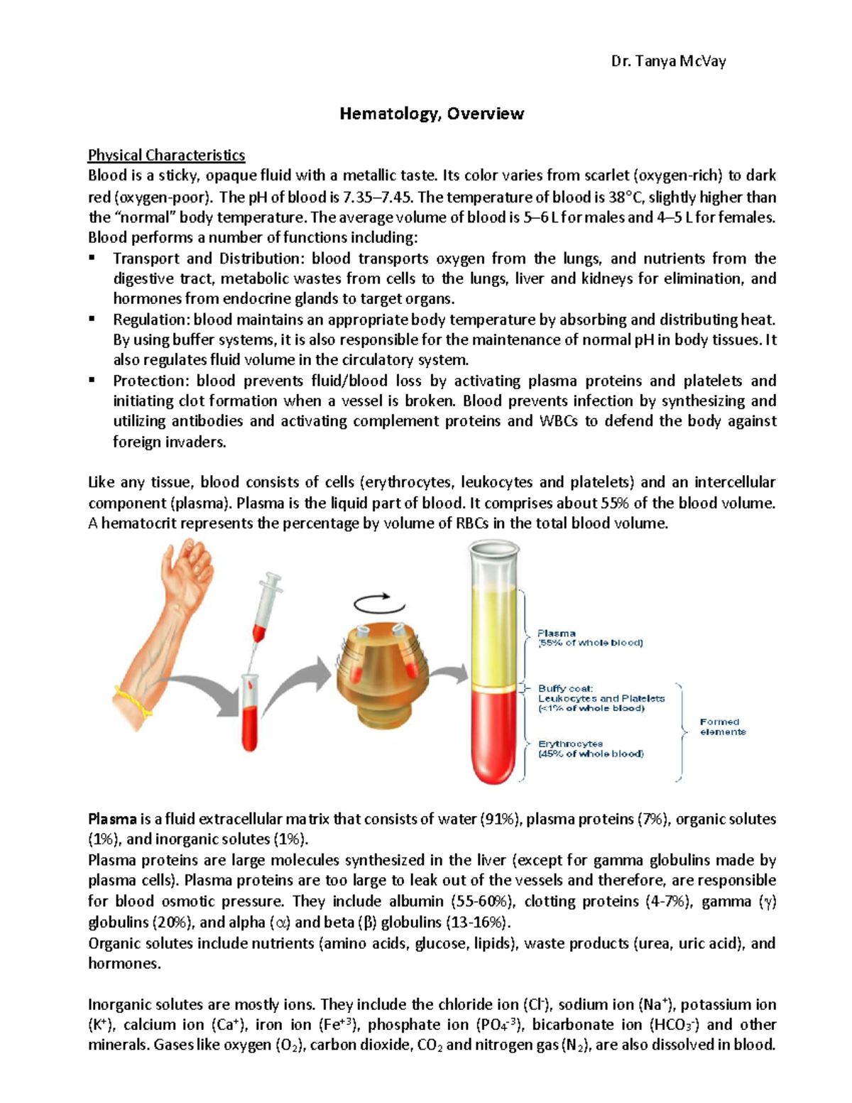 Hematology 101: Overview of Blood Composition, Functions & Cell Types ...