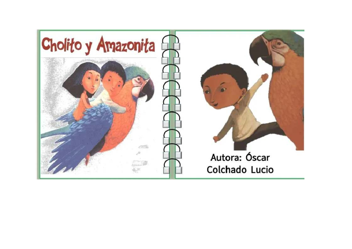 Cholito y Amazonita: Aventura en la Selva - LECTURA - Studocu