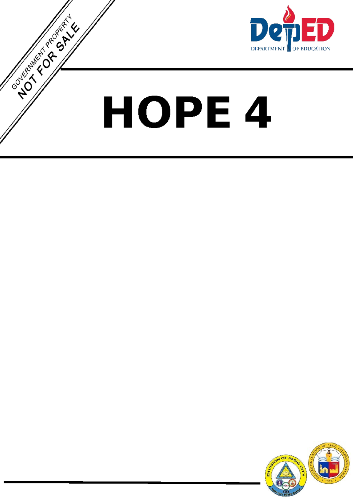 HOPE 4 Q3 ML1 To send - Jshshdjsnns - HOPE Health Optimizing Physical ...