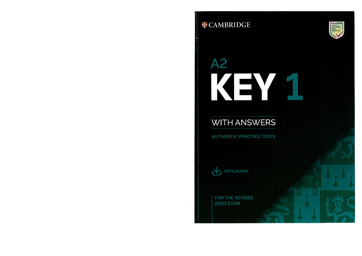 KET 1 2020: Comprehensive English Practice Test Book 2 - Studocu