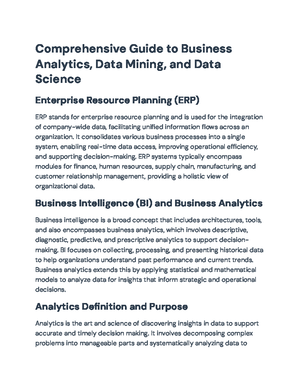 [Solved] Correlation regression and forecasting are three common ...