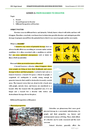 Gatlabayan, Andre - GAS2j - FEU High School DISASTER READINESS AND RISK ...