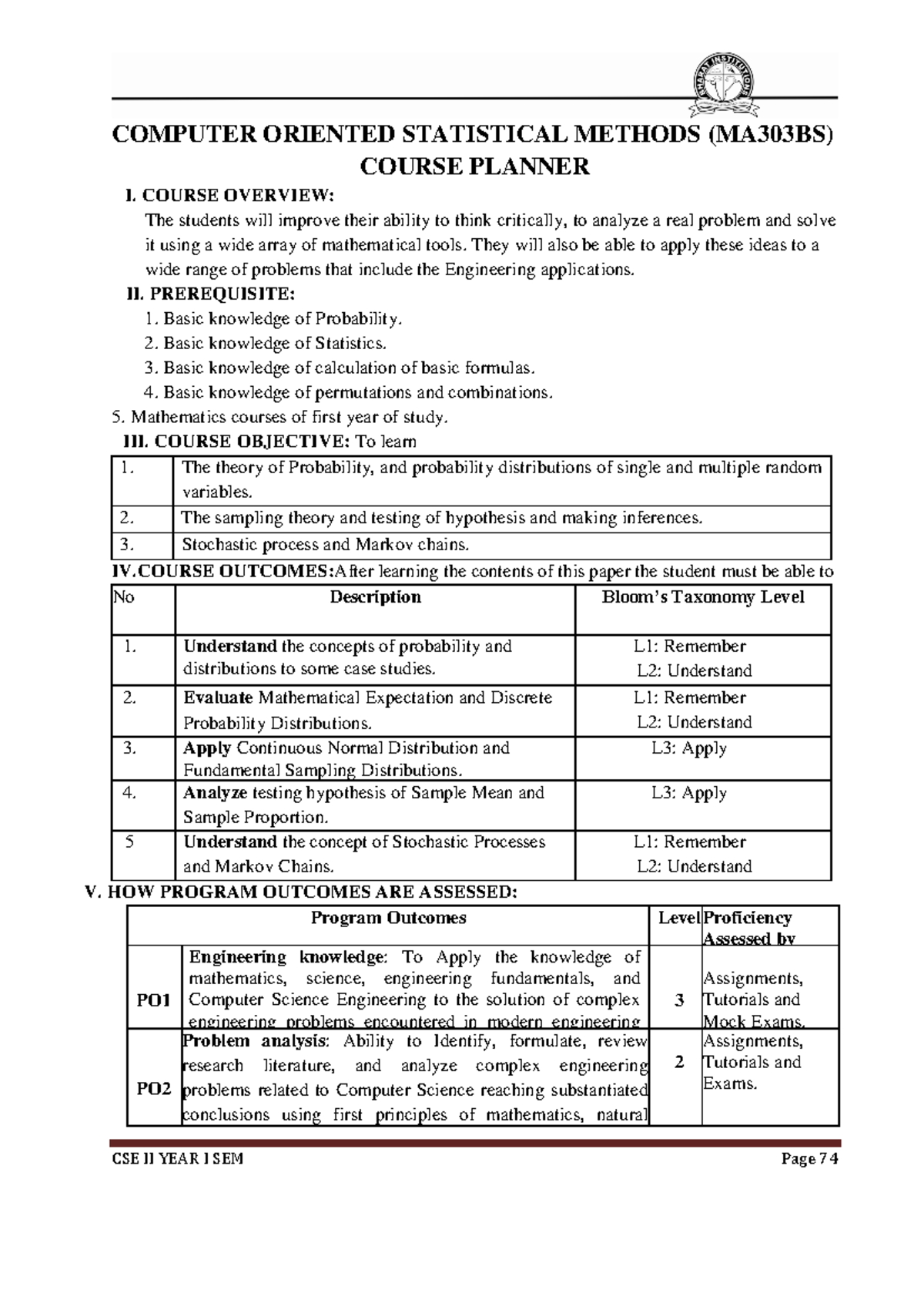 II IT Handbook SEM 1 2021-22-74-107 COSM - COMPUTER ORIENTED ...