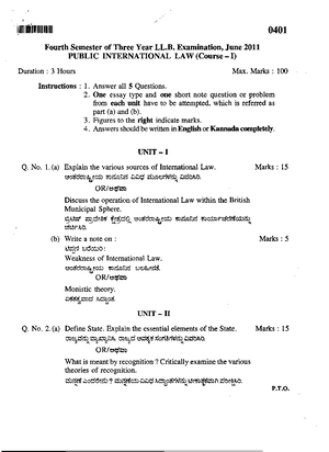 PIL IMP Questions AND Answers - 4. Author Prof. Prakash K. Mokal. Human ...