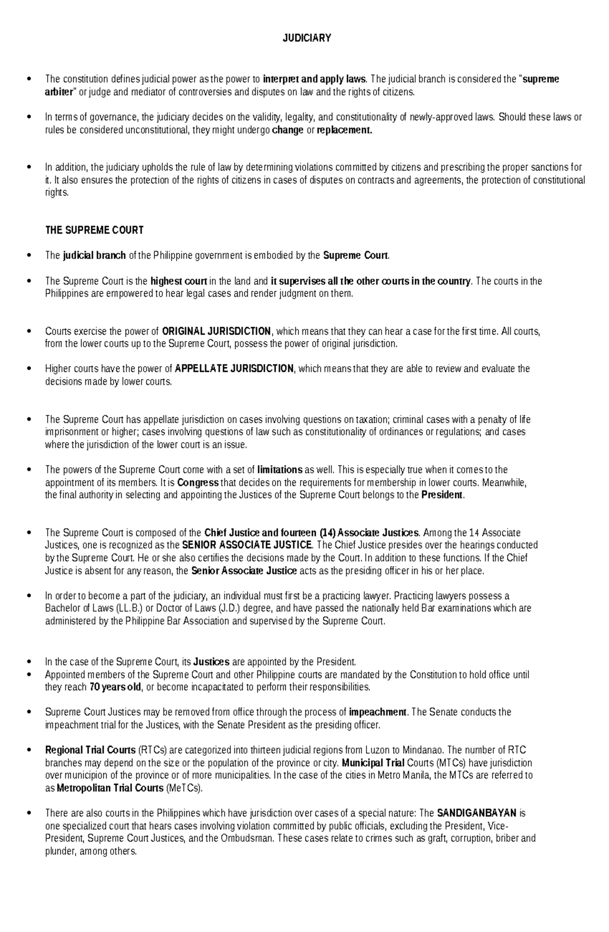 PPG Q1 L5 - Legislative Laws and the Rule of Law Overview - Studocu