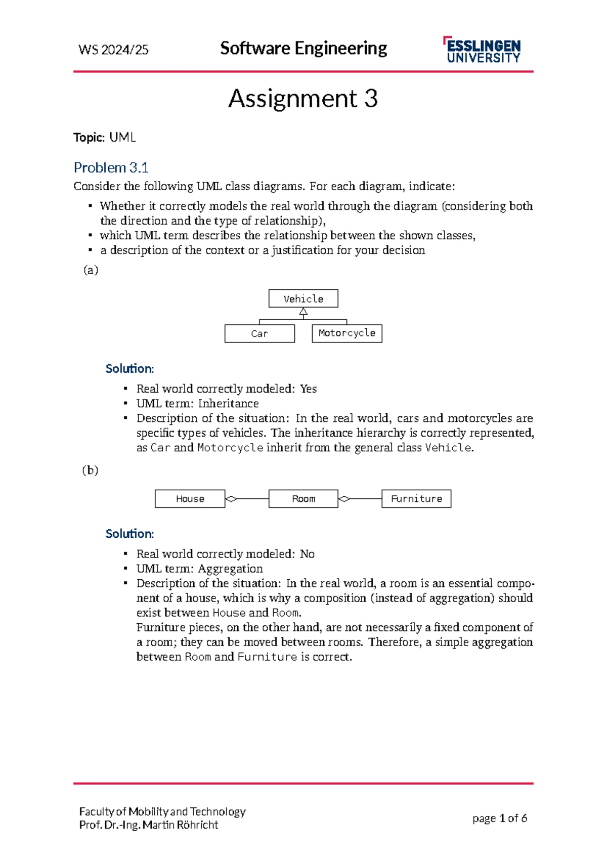 SWE Assignment 05 Solutions - Assignment 5 Topic: Git Setup To use Git ...