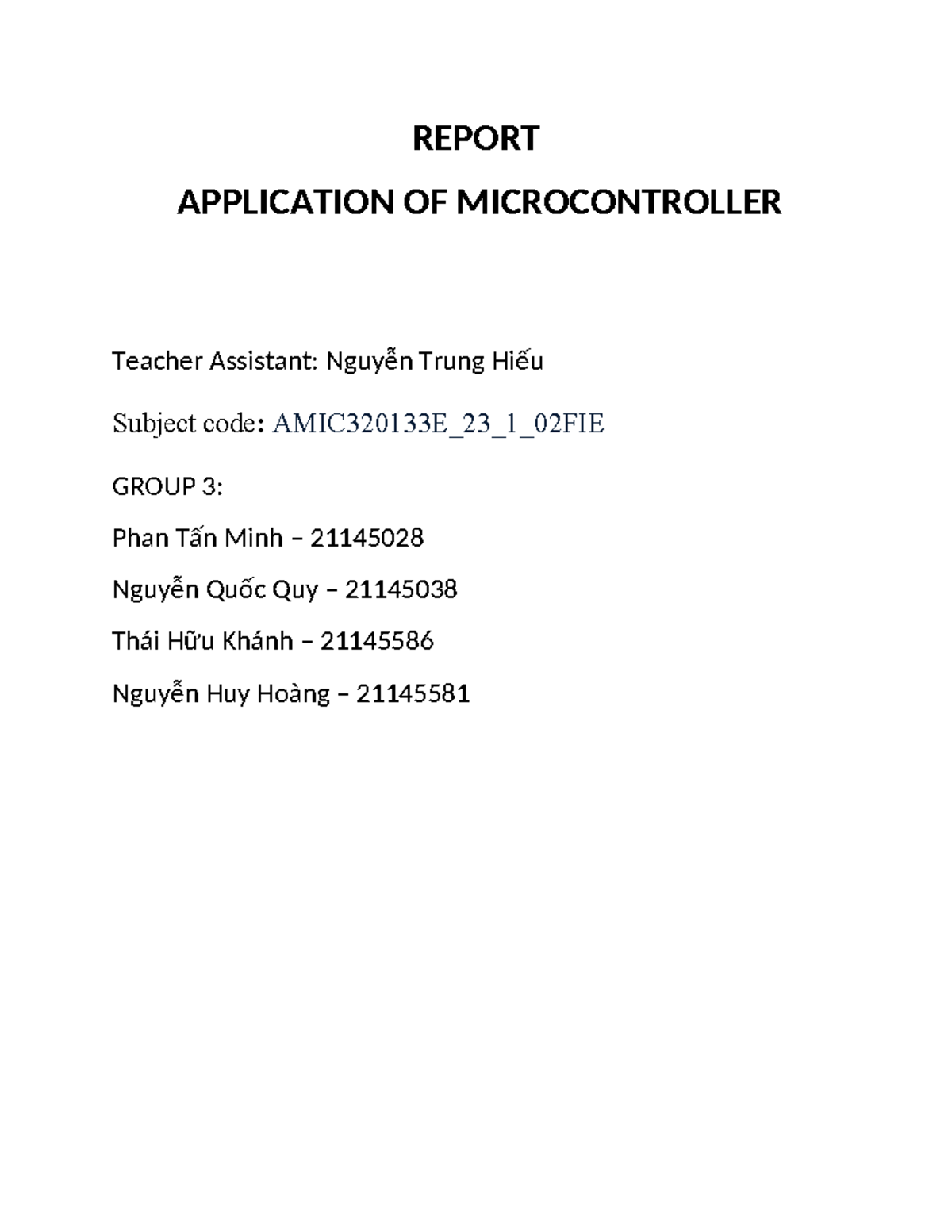 Report Microcontroller - plc-programmable logic controllers - REPORT ...