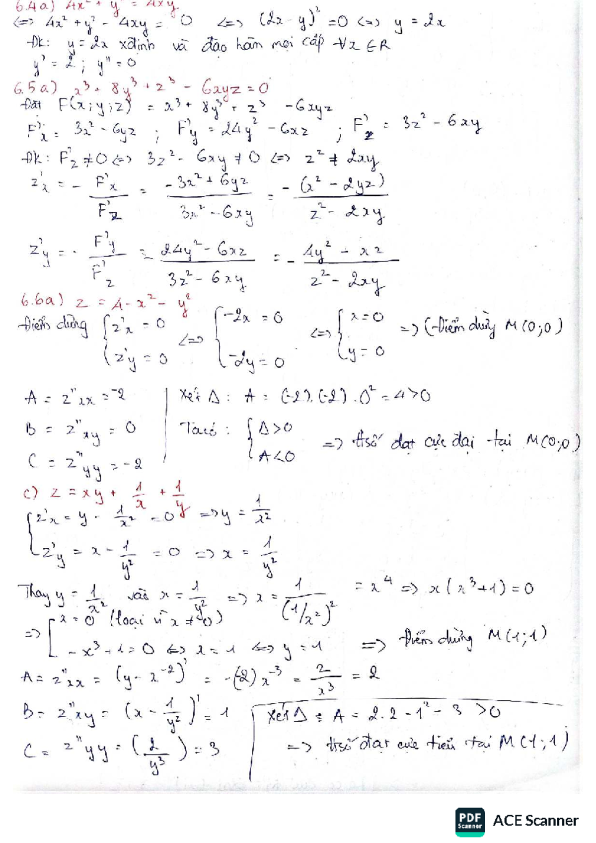 Bài Tập Toán Cao Cấp - Bài Tập (MATH 101) - Studocu
