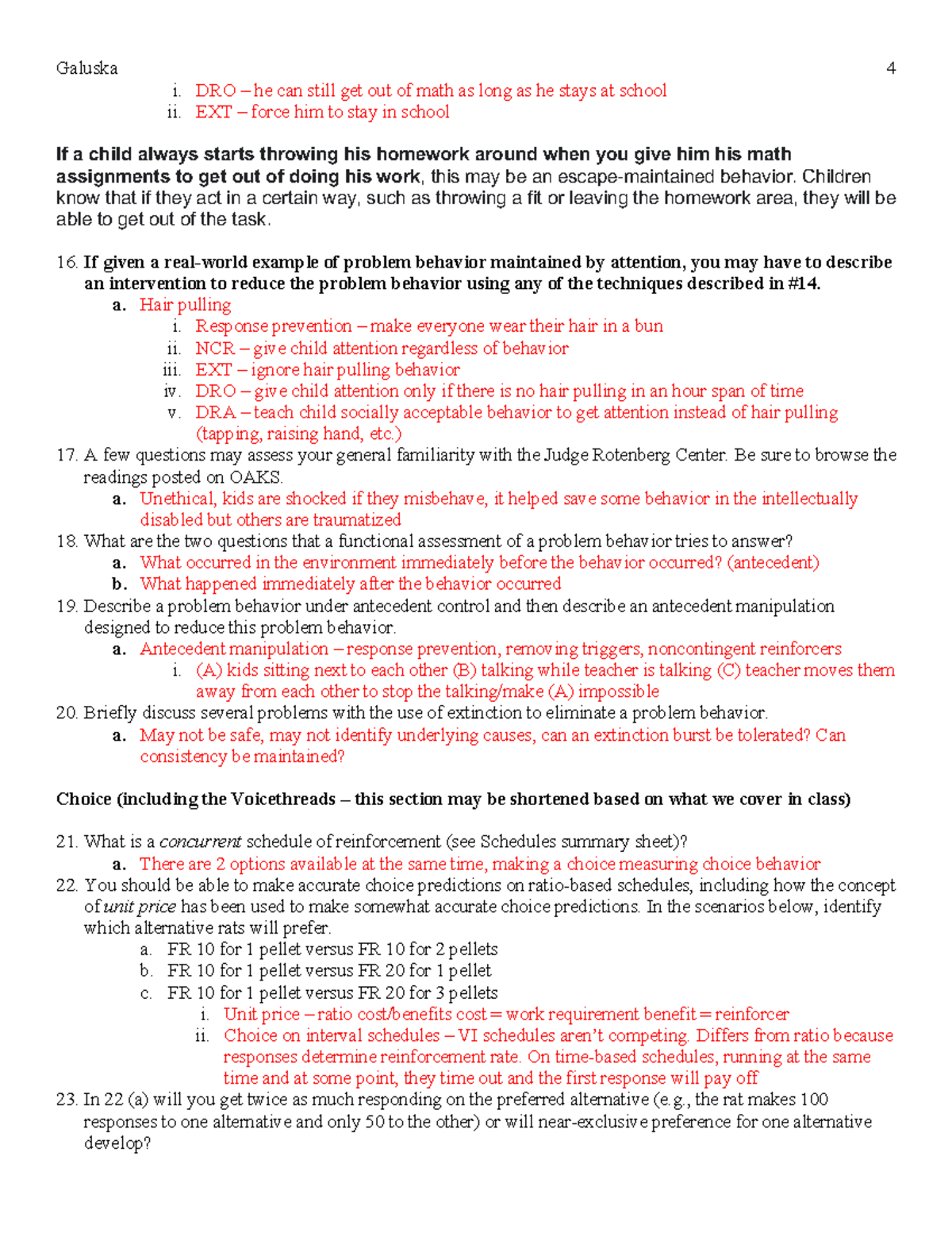 PSYC 213 Final Exam Study Guide S23: Behavior Analysis Insights - Studocu