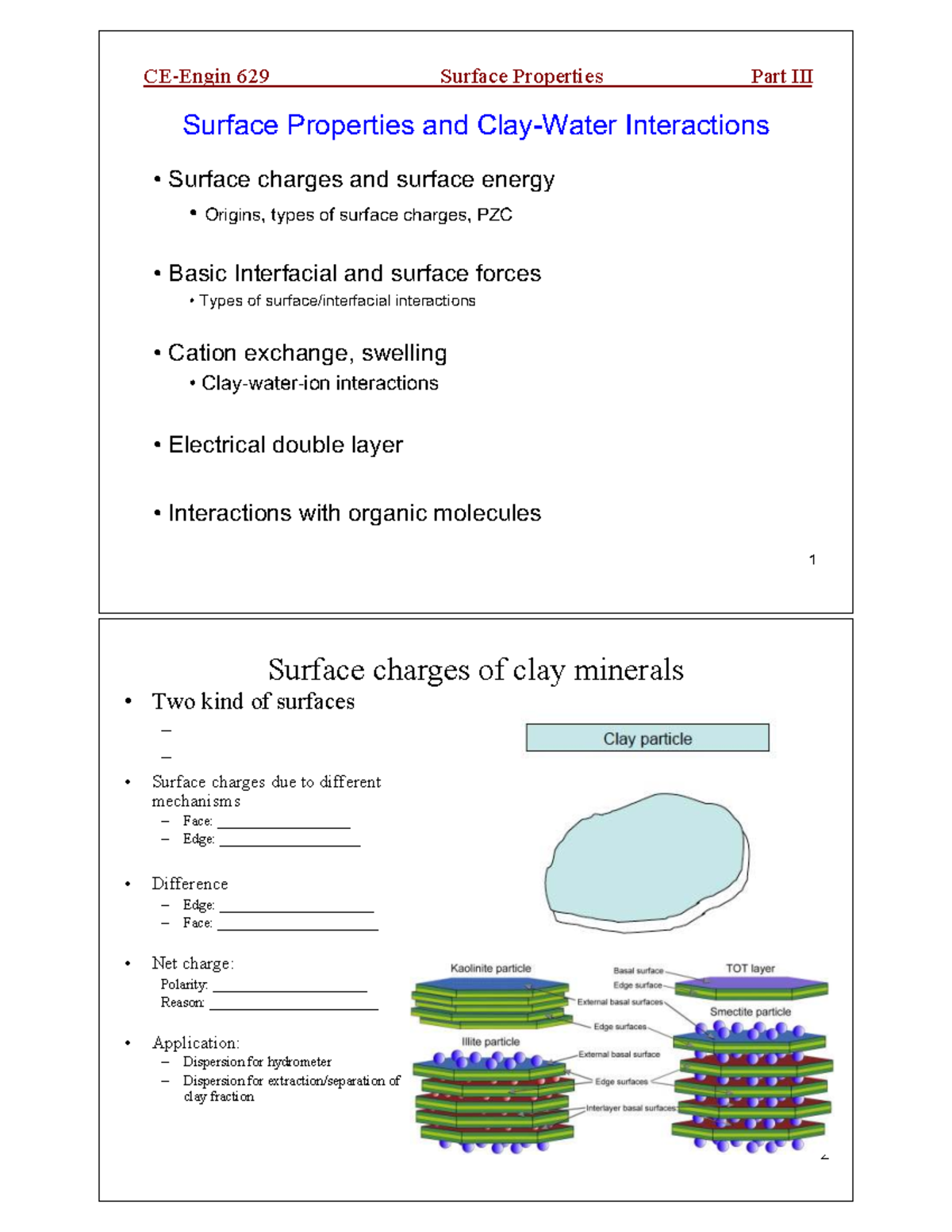 629 Surface Properties: Interactions, Charges, and Energy Insights ...