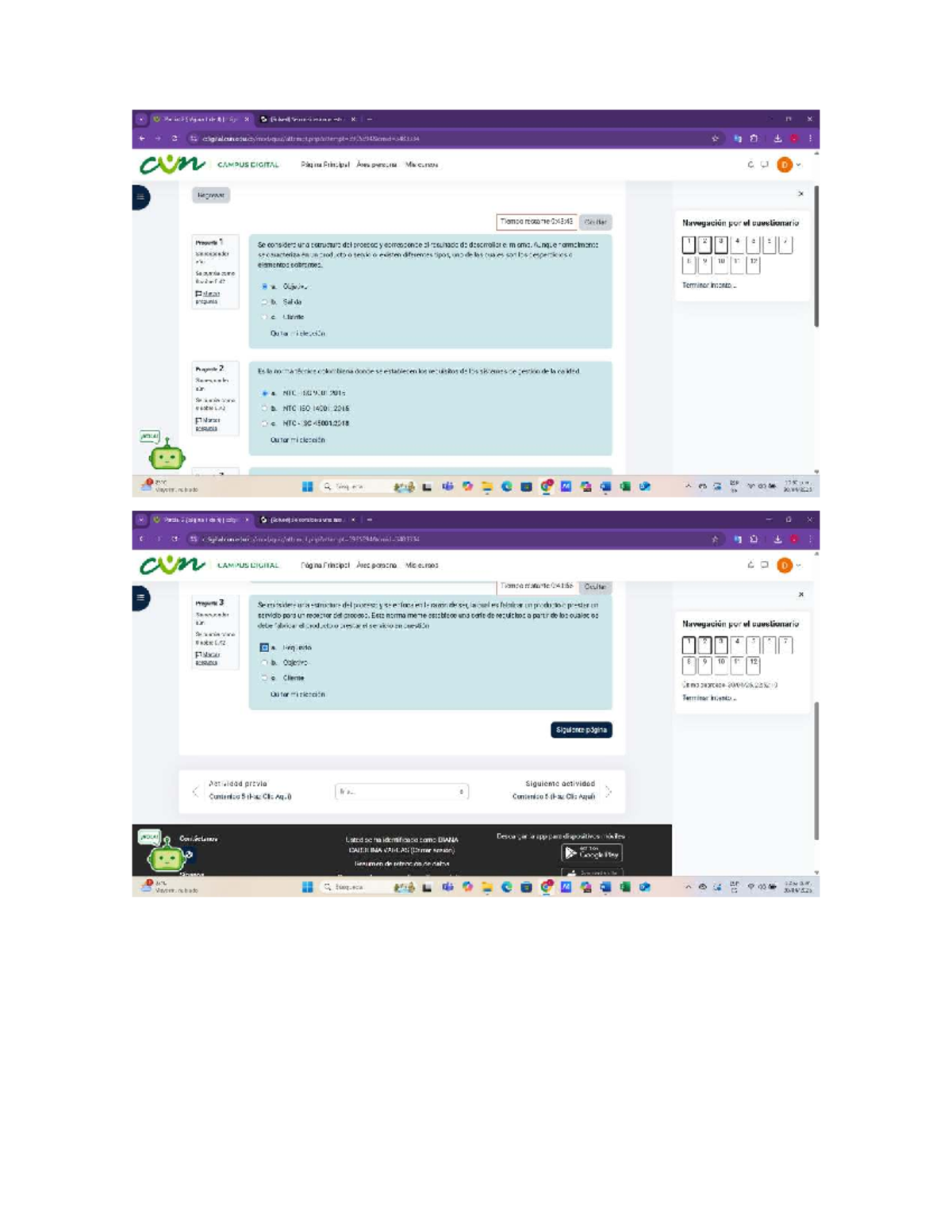 Parcial 2: Evaluación de Gestión de Procesos y Normas ISO 9001:2015 ...