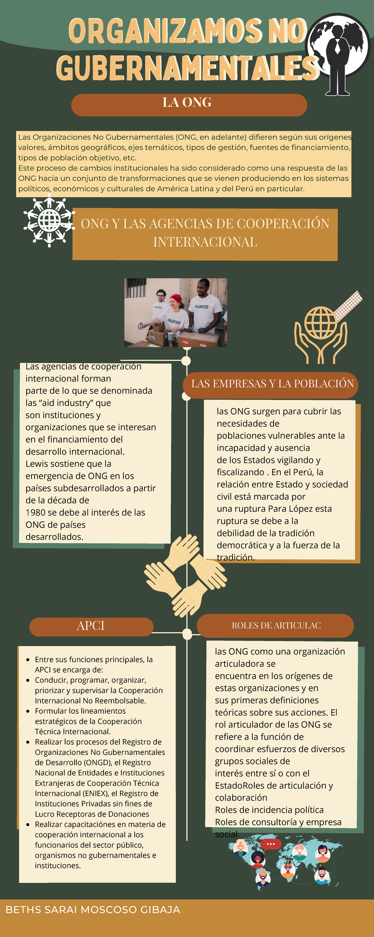 Ong - Las Organizaciones No Gubernamentales (ONG, en adelante) difieren ...