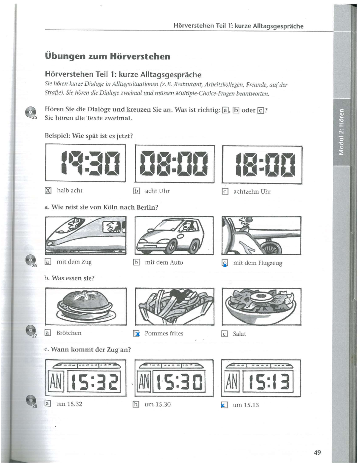 Uebungen zum Hoerverstehen A1 - German A2.2 - Studocu