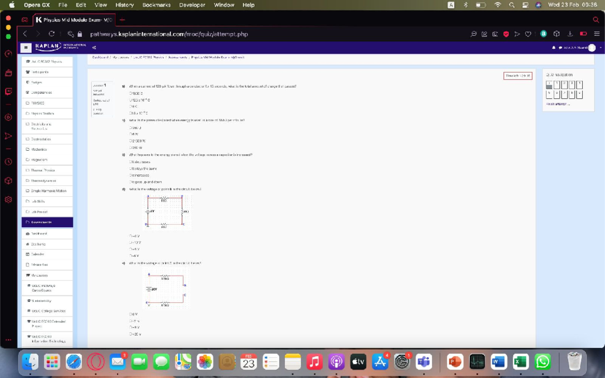 FC312 Physics Mid Module Resit Exam Questions and Solutions - Studocu