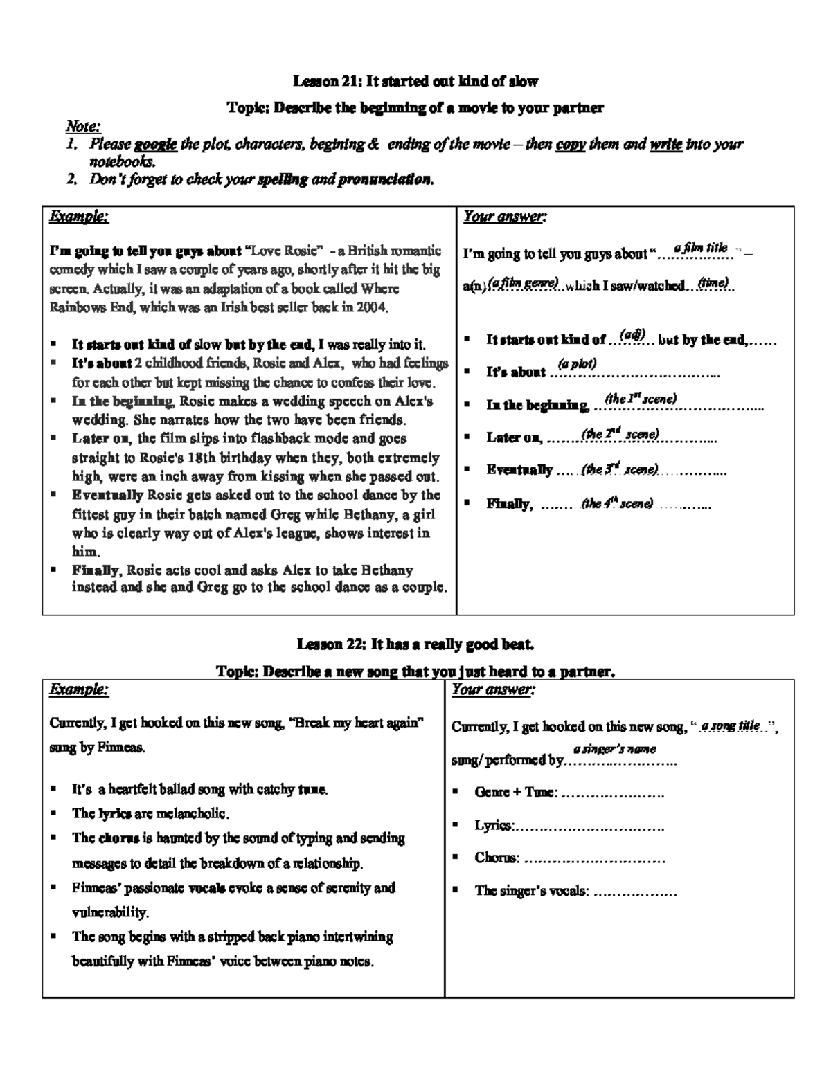 Homework - Lesson-21-22 (new) - - Studocu
