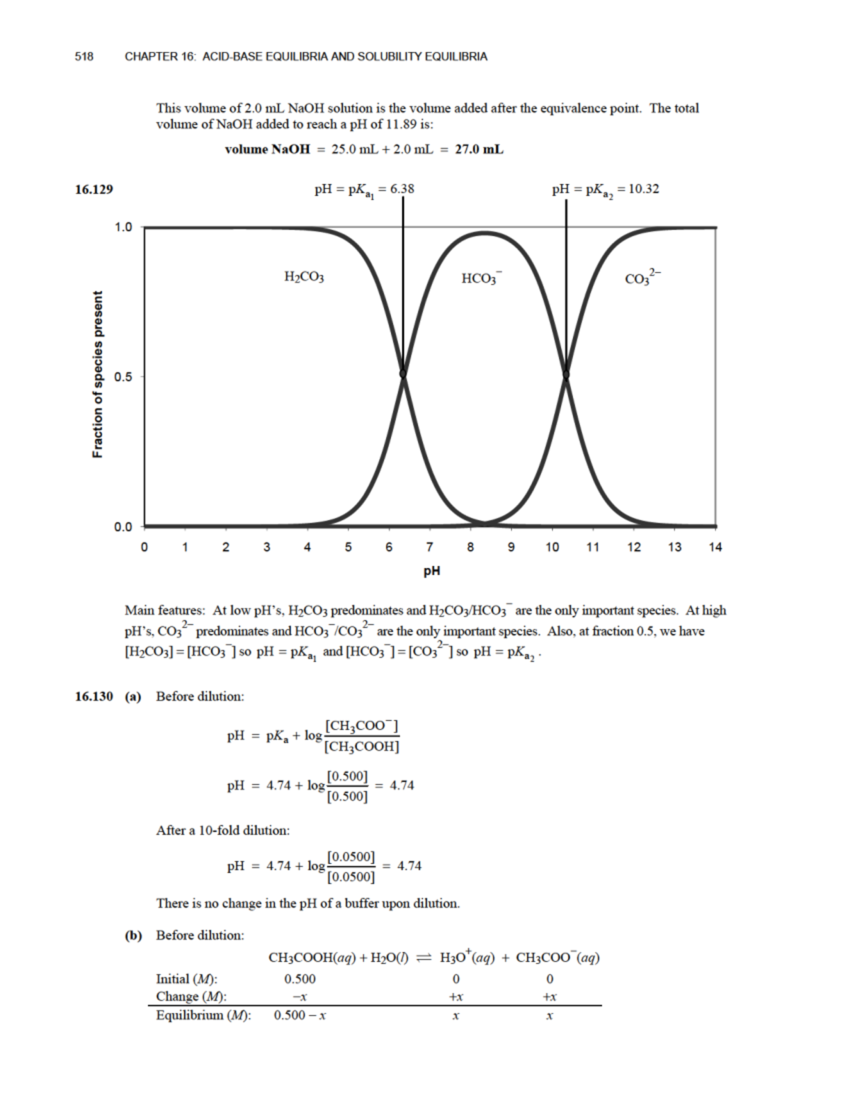518 CHAPTER 16: Equilibria & Solubility Equilibria Notes - Studocu