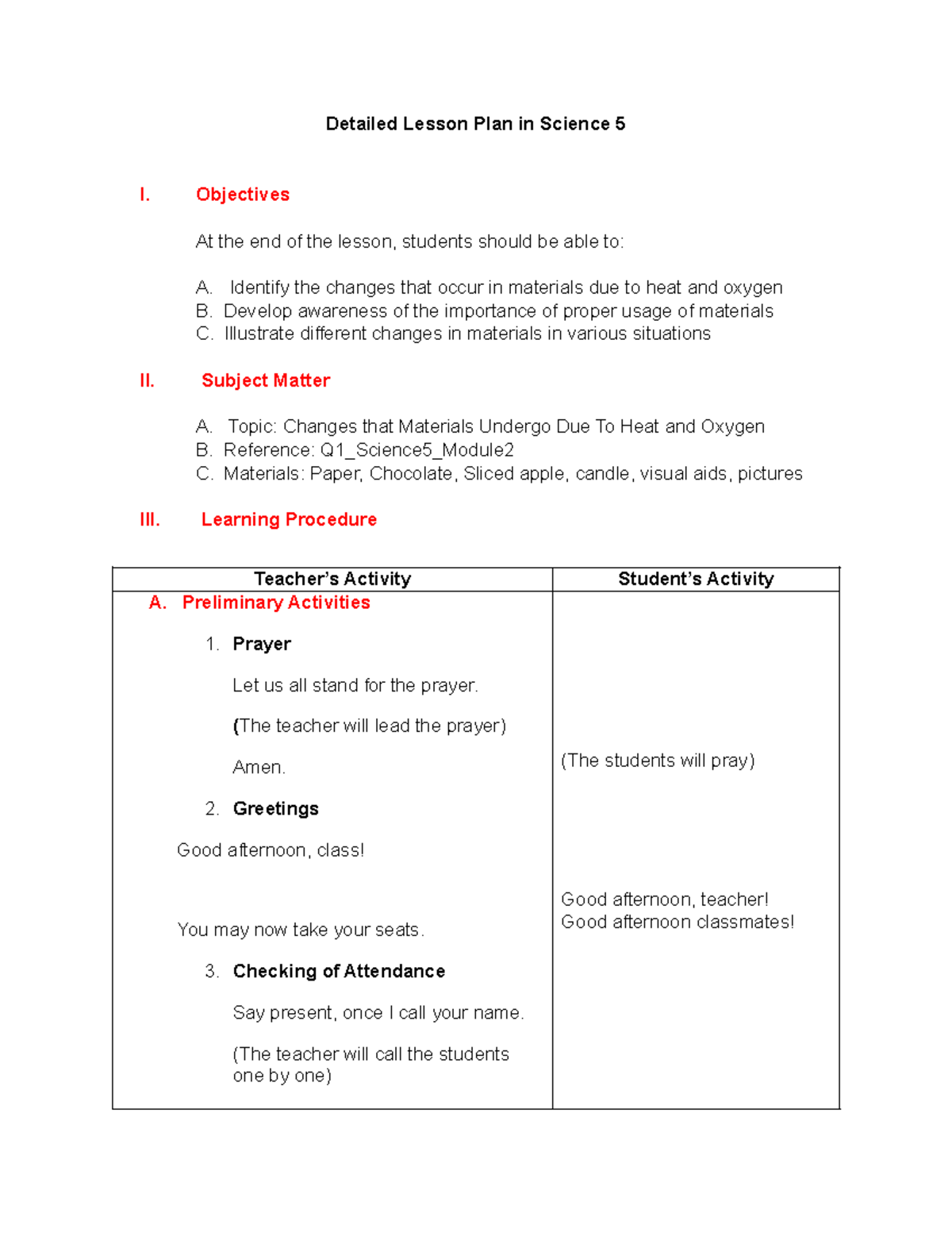 Detailed LP in Science 5 Technology Group 2 - Detailed Lesson Plan in ...
