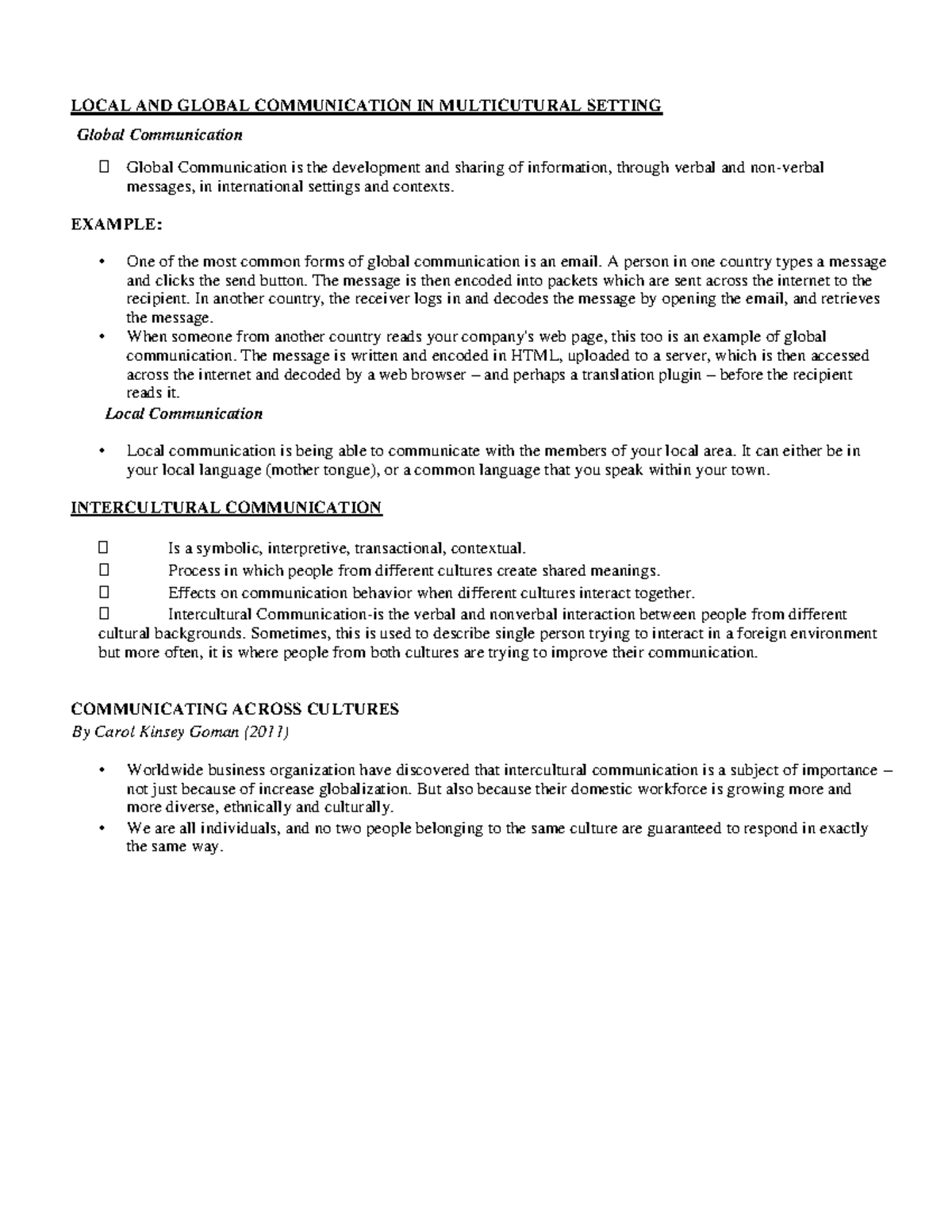 Lesson 3-Additional Readings - LOCAL AND GLOBAL COMMUNICATION IN ...