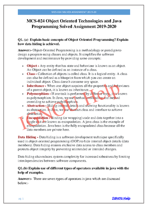 Mcs-52 assignment - Principles of Management and Information Systems ...